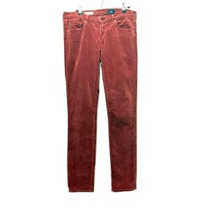 AG Adriano Goldschmied Stevie Slim Straight rustic Corduroy Pants 28R‎